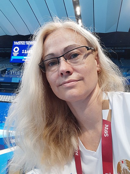 Светличная Елена Викторовна, главный тренер национальной команды РБ по синхронному плаванию